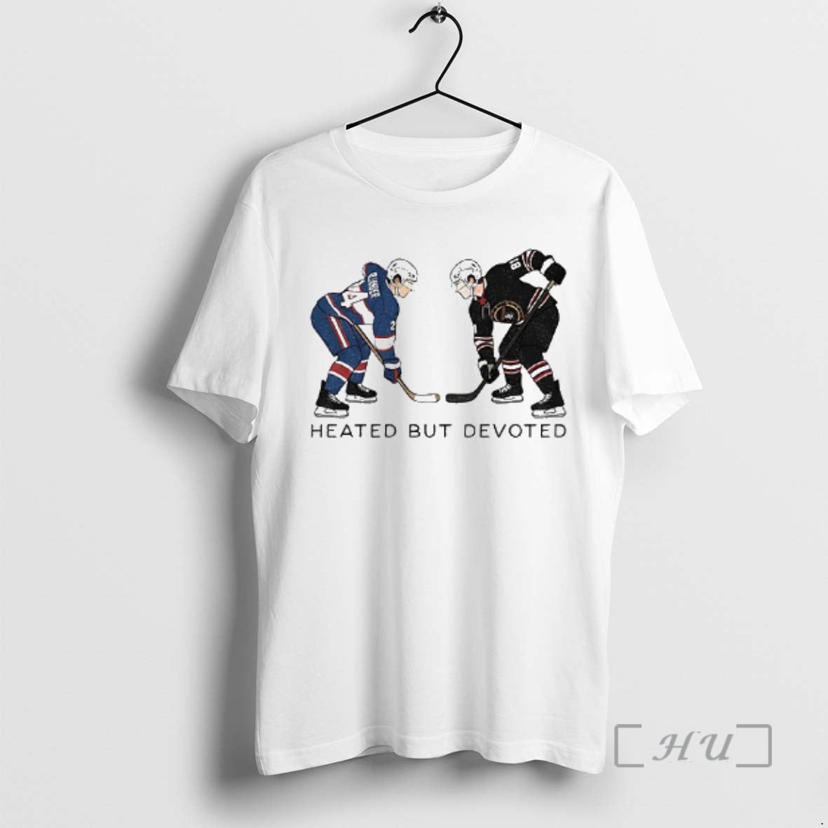 New Hollanov Ilya Rozanov Vs Shane Hollander Hockey Heated But Devoted Premium T Shirts Sweater Hoodie, Sweatshirt