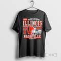 New Illinois Football 2025 Music City Bowl Helmet T-Shirts, Hoodie, Sweatshirt | CoreVibeTees.com