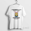New Minnion If Swearing Burned Calories Id Be A Skinny Bitch By Now Premium T-Shirts, Hoodie, Sweatshirt | CoreVibeTees.com