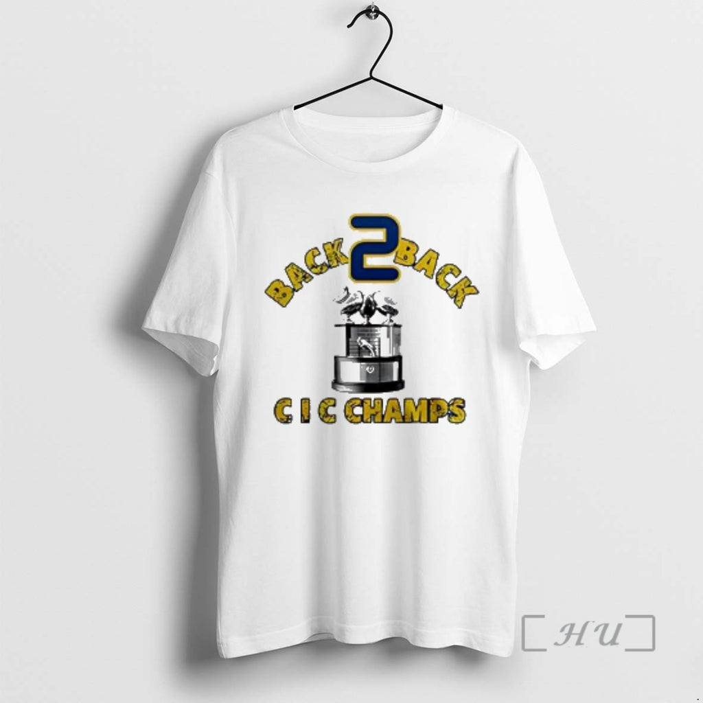 New Navy Midshipmen Back 2 Back Cic Trophy Champions 2025 Trophy Premium T Shirts Sweater Hoodie, Sweatshirt