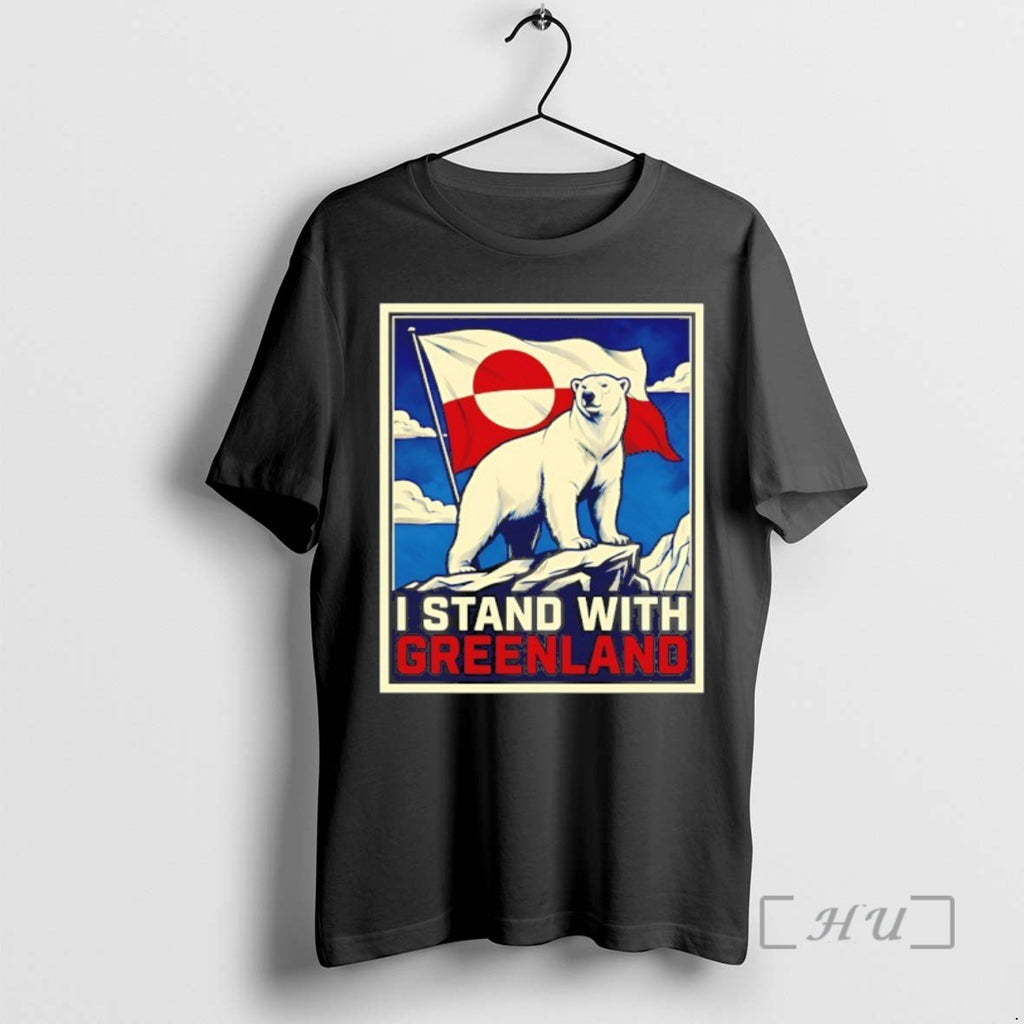 New Polar Bear I Stand With Greenland Hope T-Shirts, Hoodie, Sweatshirt | CoreVibeTees.com