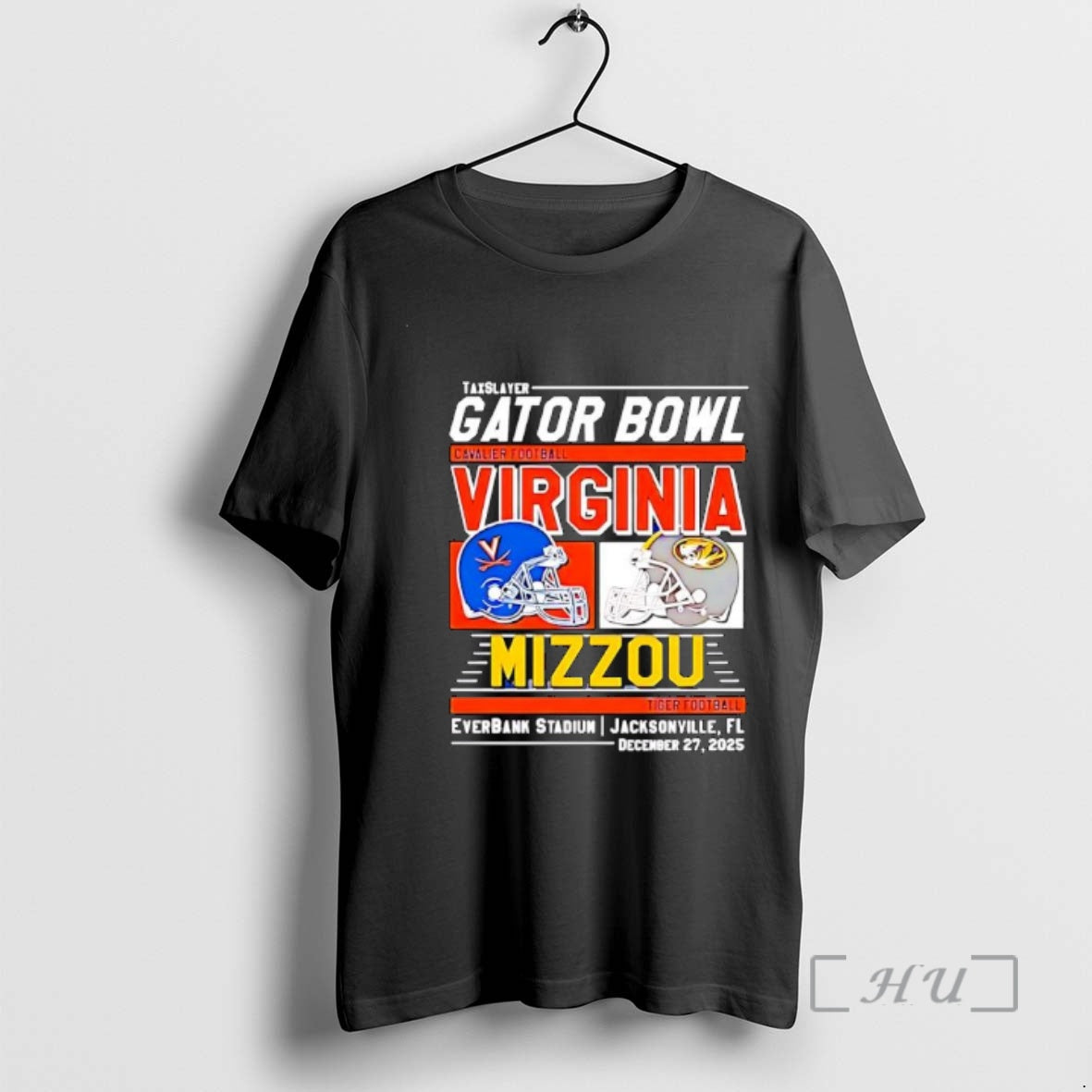 New Virginia Vs Missouri Tigers 2025 Taxslayer Gator Bowl 2025 Helmets Ornaments Premium T Shirts Hoodie, Sweatshirt