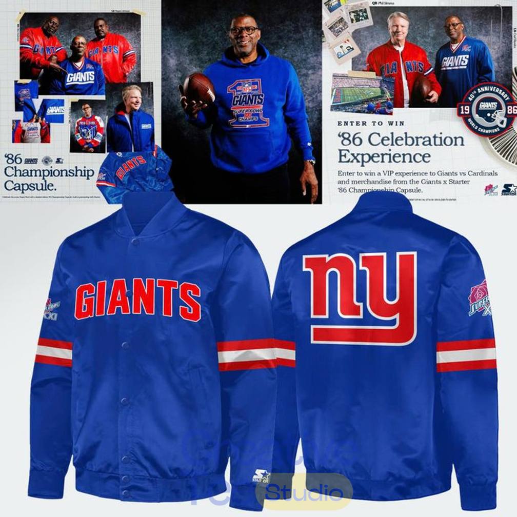 New York Giants The ’86 Championship Special Bomber Jacket