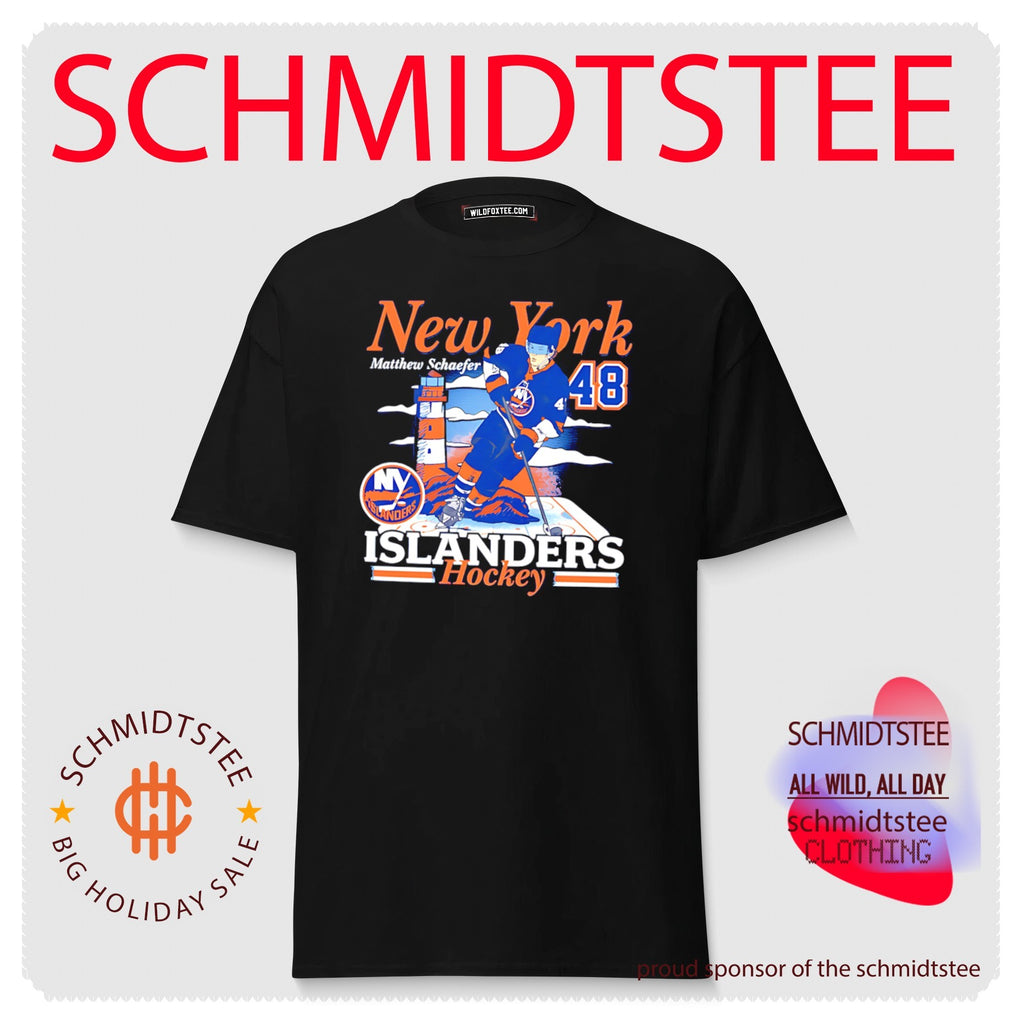New York Islanders Matthew Schaefer City Name & Number shirt