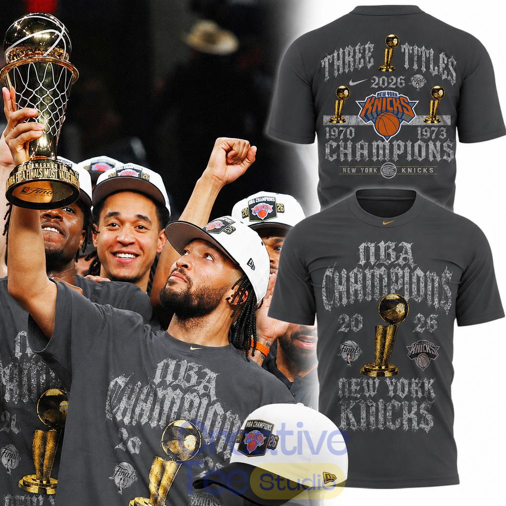 New York Knicks 2026 NBA Finals Champions Limited Edition T-Shirt