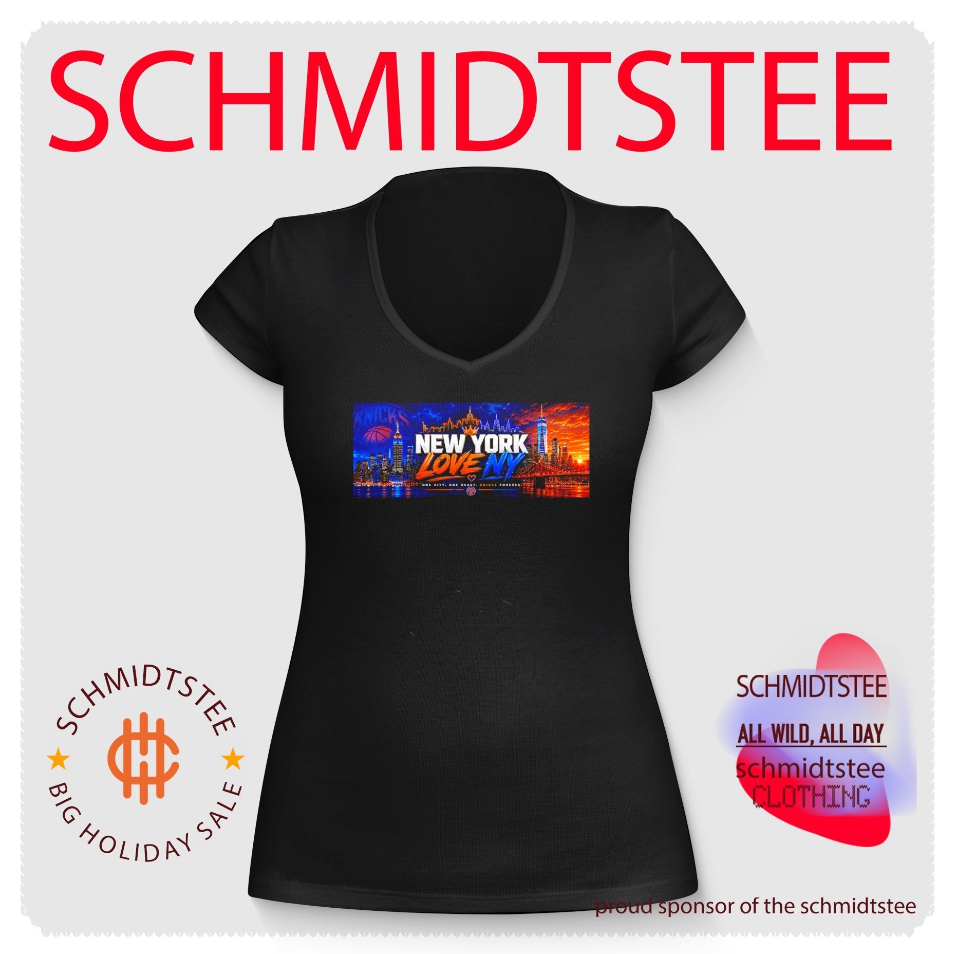 New York Knicks New York love NY one city one heart Knicks forever city landscape shirt