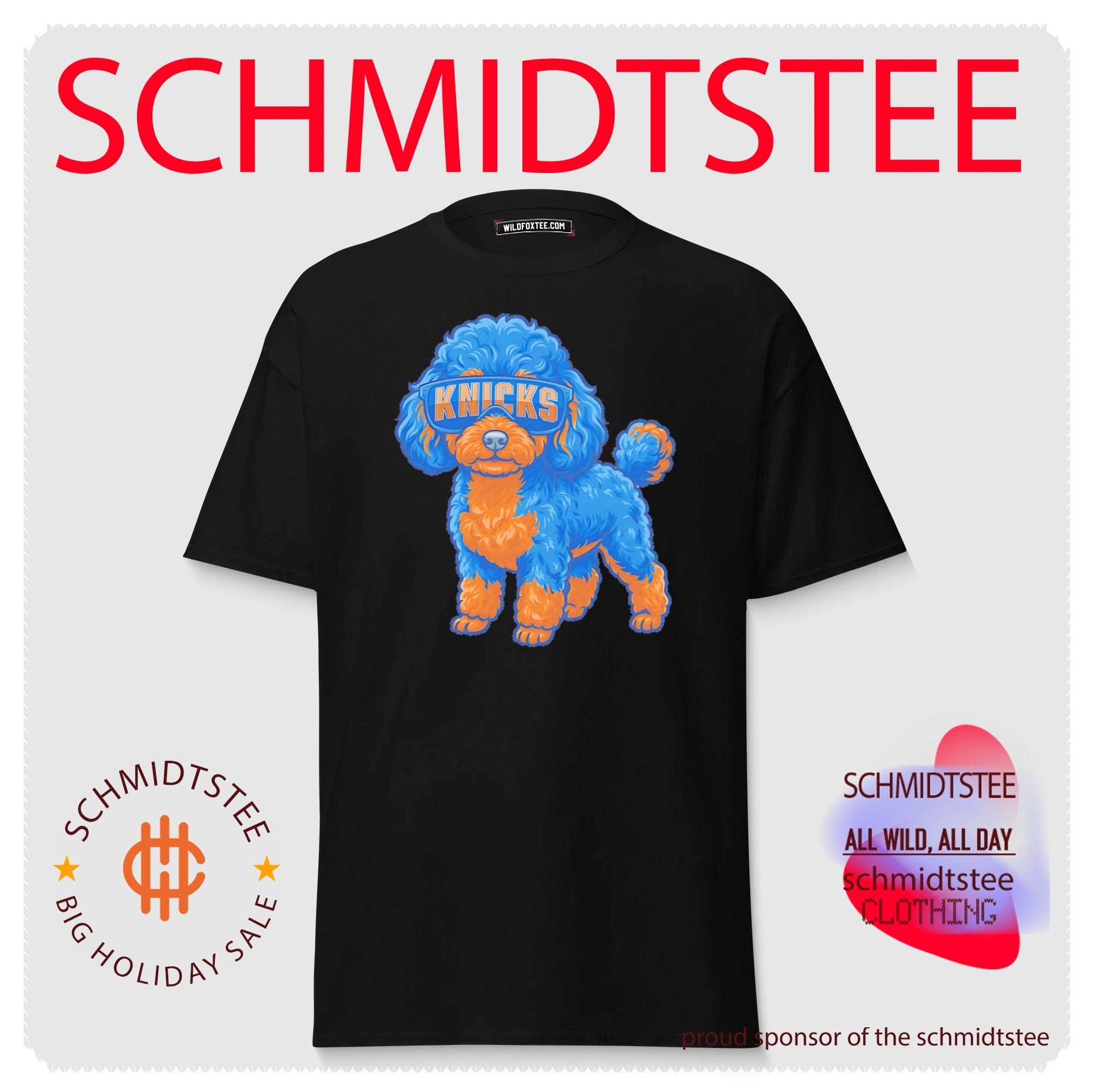 New York Knicks Teacup Poodle cartoon shirt