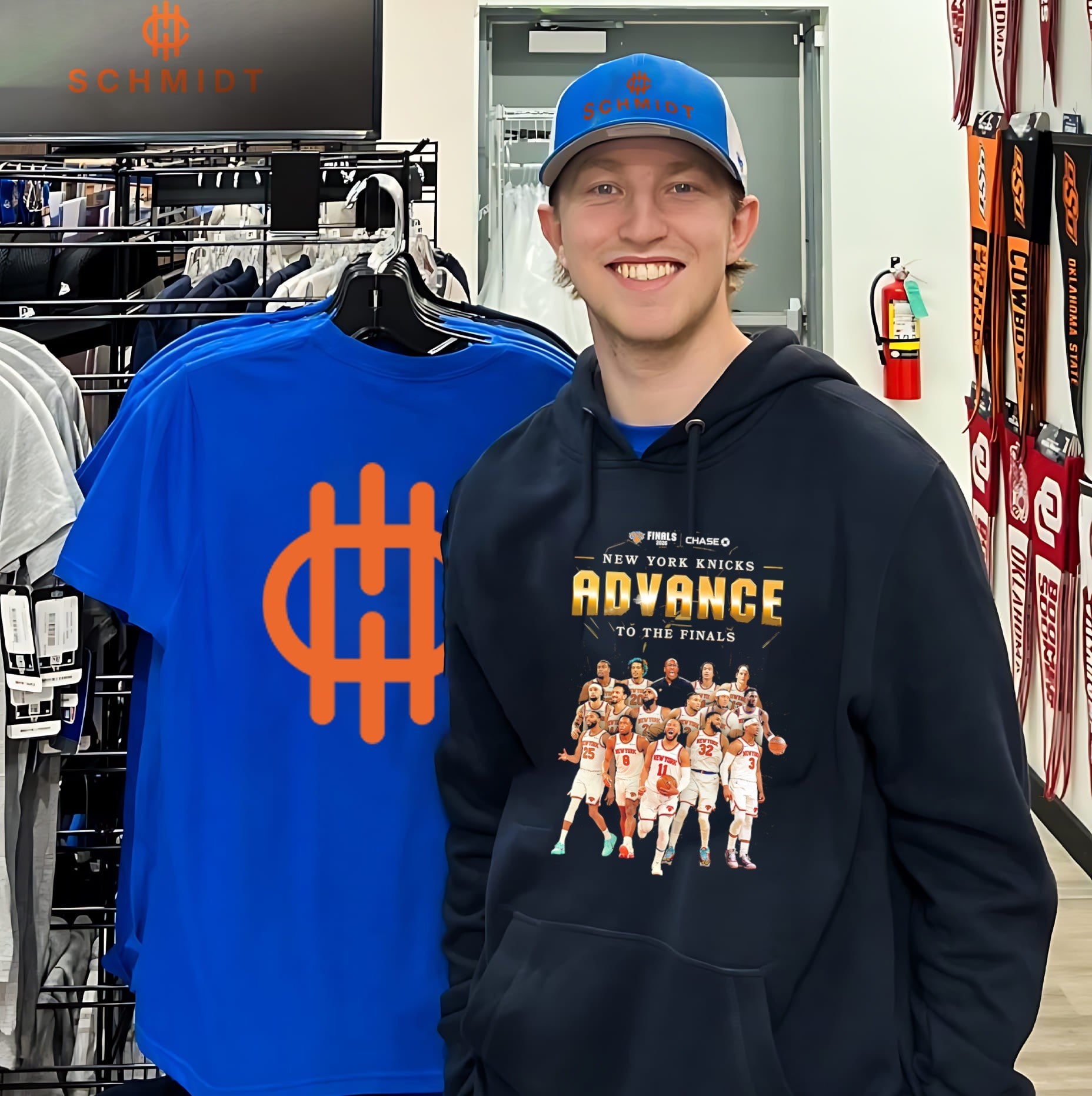 New York Knicks advance to the finals 2026 basketball team shirt