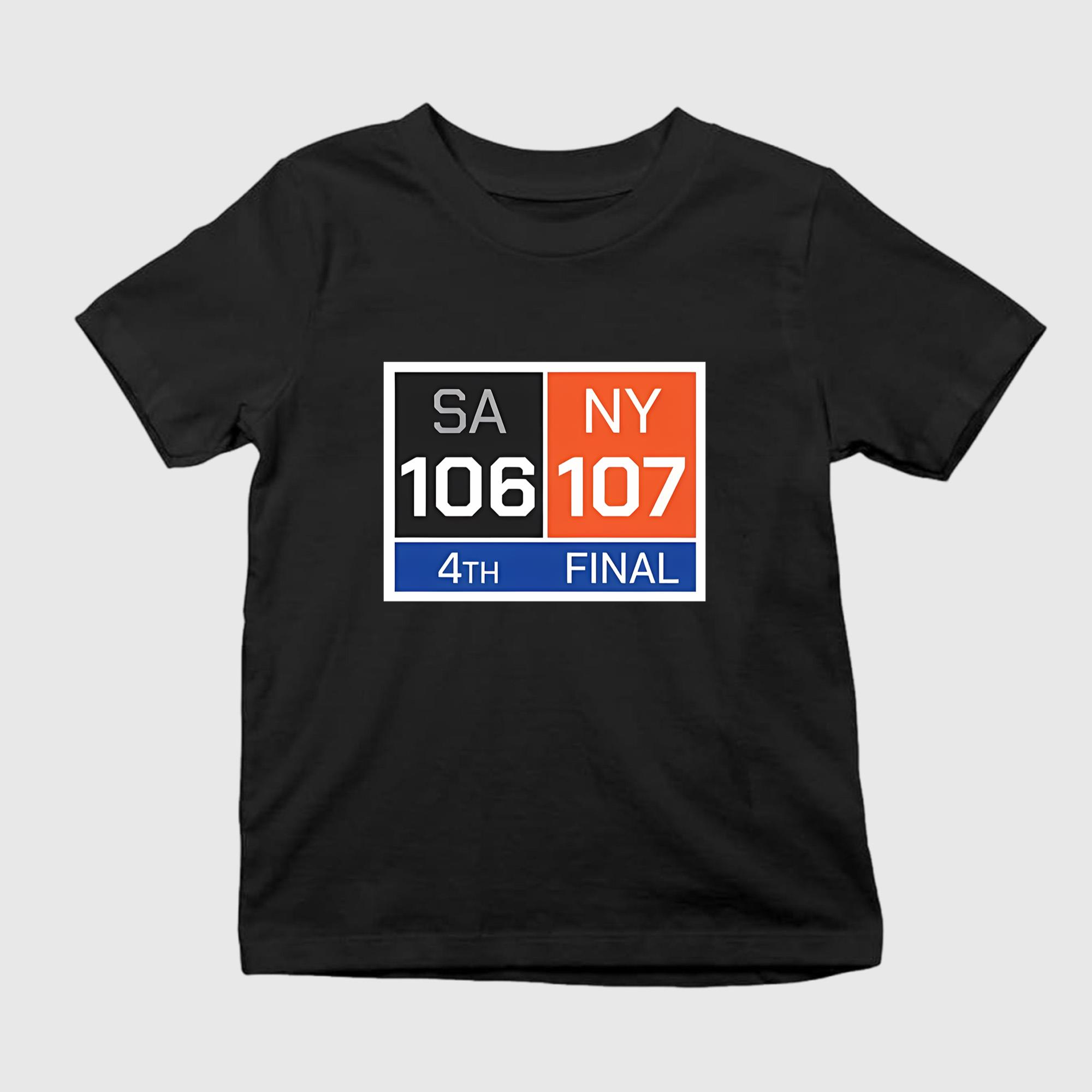 New York Win 107 Point Final Shirt