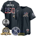 New York Yankees Independence Day 250 Years USA Special Baseball Jersey