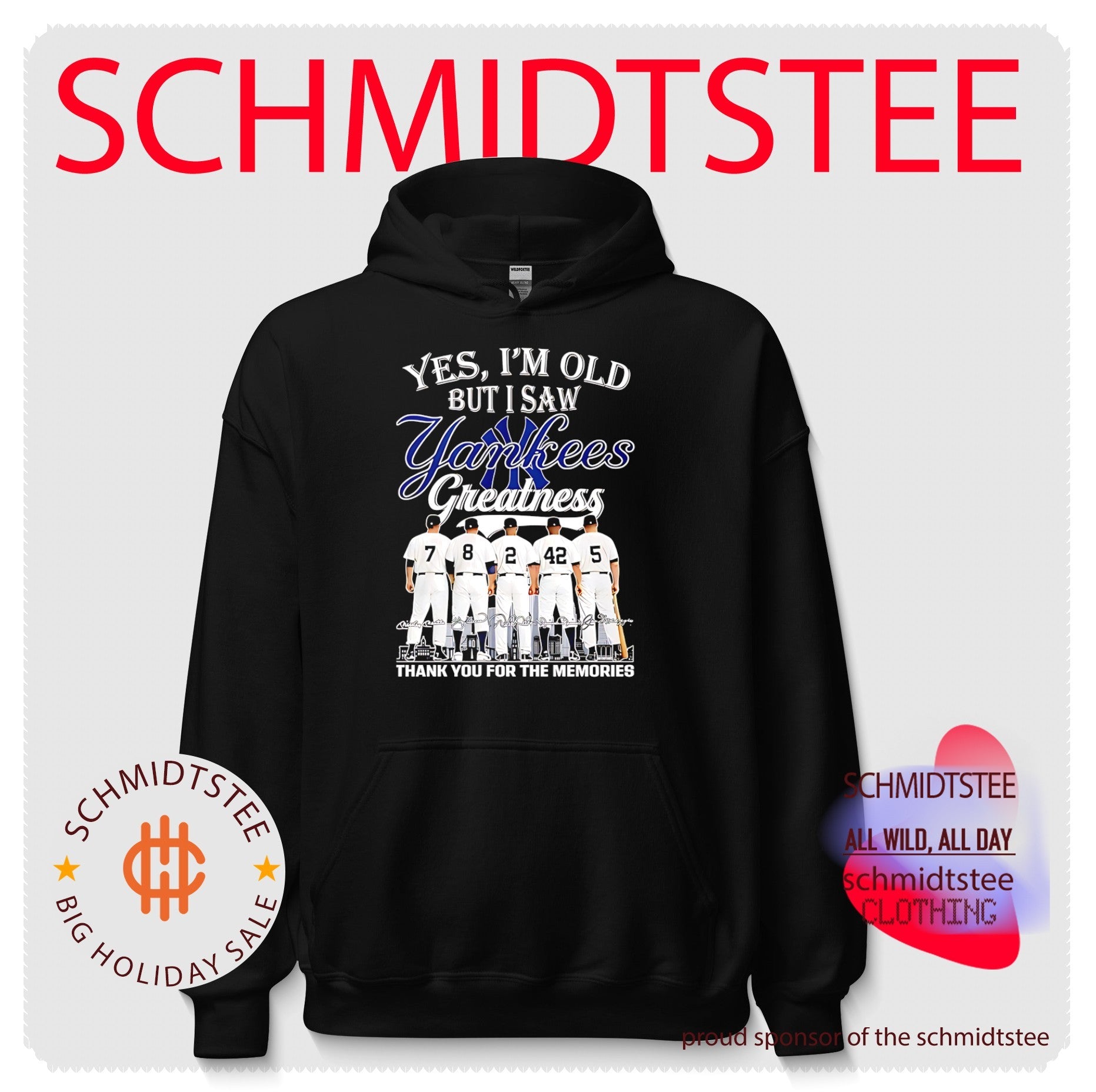 New York Yankees Yes I’m old but I saw Yankees greatness thank you for the memories shirt
