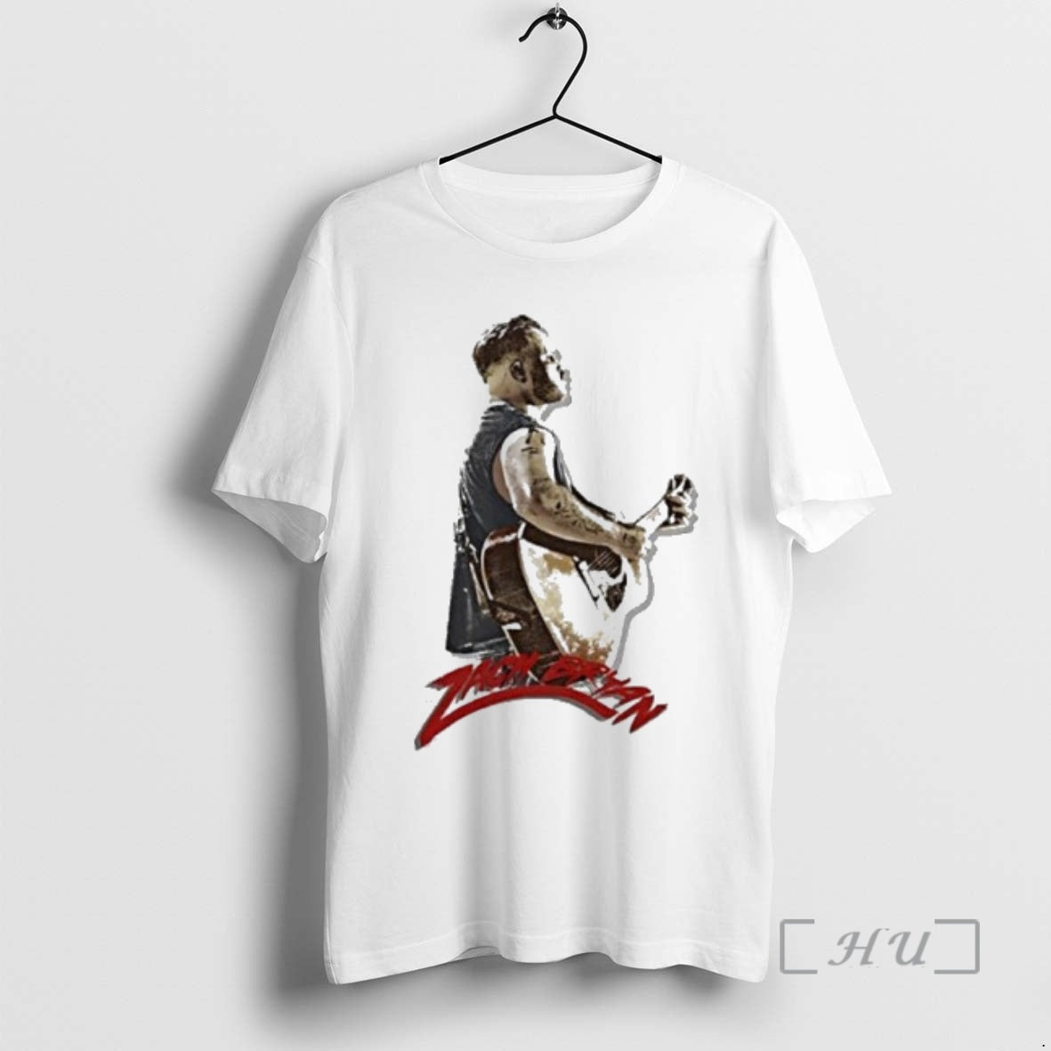New Zach Bryan Silhouette Zach Playing The Guitar T-Shirts, Hoodie, Sweatshirt | CoreVibeTees.com