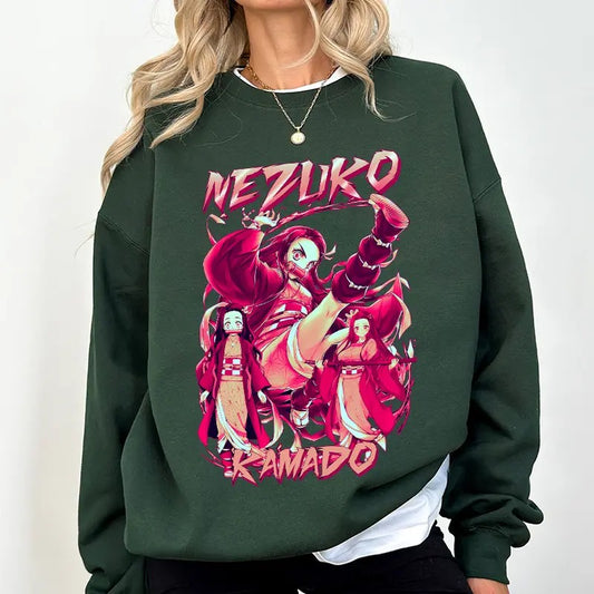 Nezuko Kamado t-shirt, Sister of Tanjiro Shirt, Demon Slayer main characters shirt, Kimetsu No Yaiba t-shirt, anime sweatshirt hoodie, Tanjiro shirt, Rengoku t-shirtstyle{n002}3