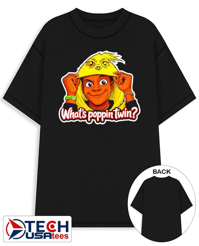 Nick Darnell what’s poppin twin shirt