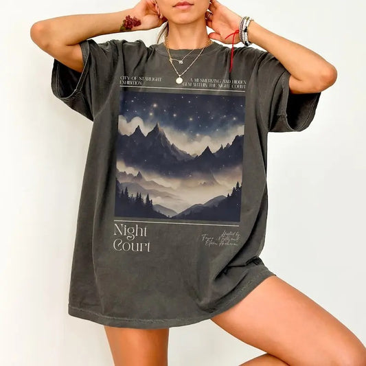 Night Court Shirt SJM Licensed ACOTAR Shirt Velaris Shirt Velaris T Shirt Acotar Merchandise Bookish Merch Acotar Gifts