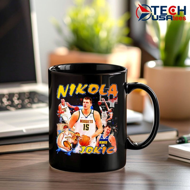 Nikola Jokic Denver Nuggets Basketball player #15 graphic shirt