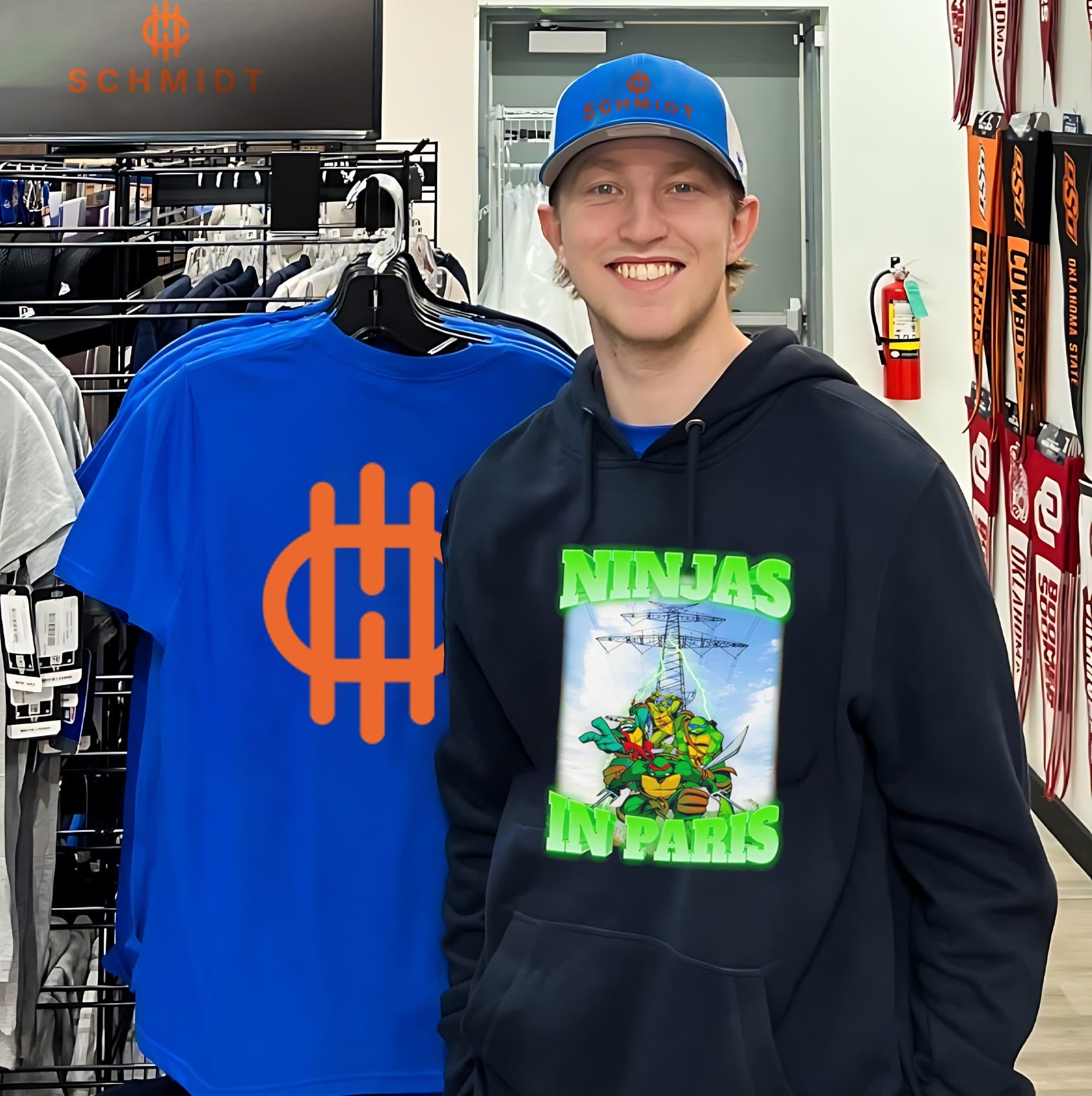 Ninjas in Paris featuring Teenage Mutant Ninja Turtles photo frame shirt