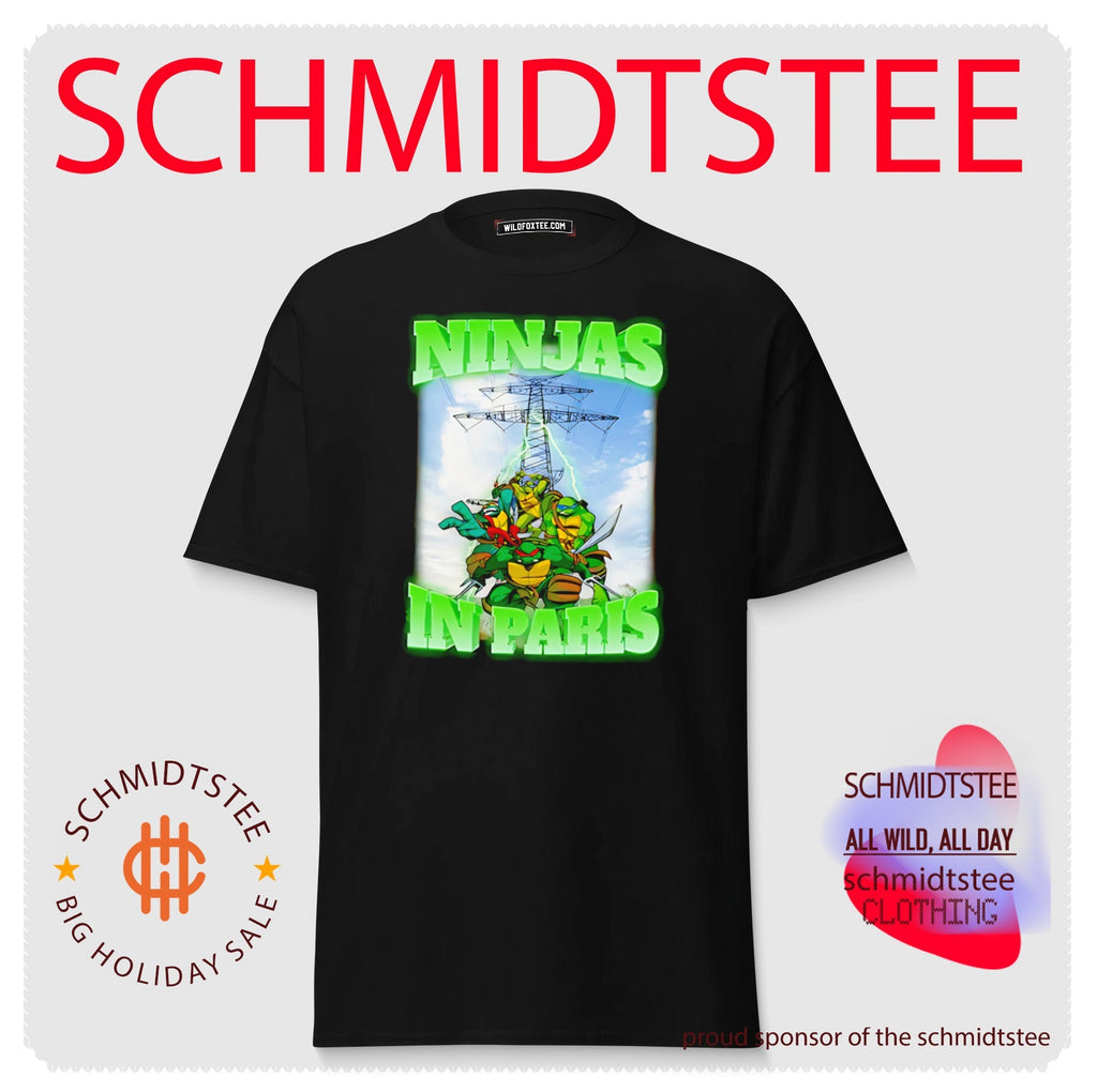 Ninjas in Paris featuring Teenage Mutant Ninja Turtles photo frame shirt
