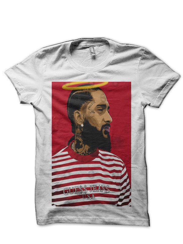Nipsey Hussle White T-Shirt Style002 Hoodie, Sweatshirt | CoreVibeTees.com