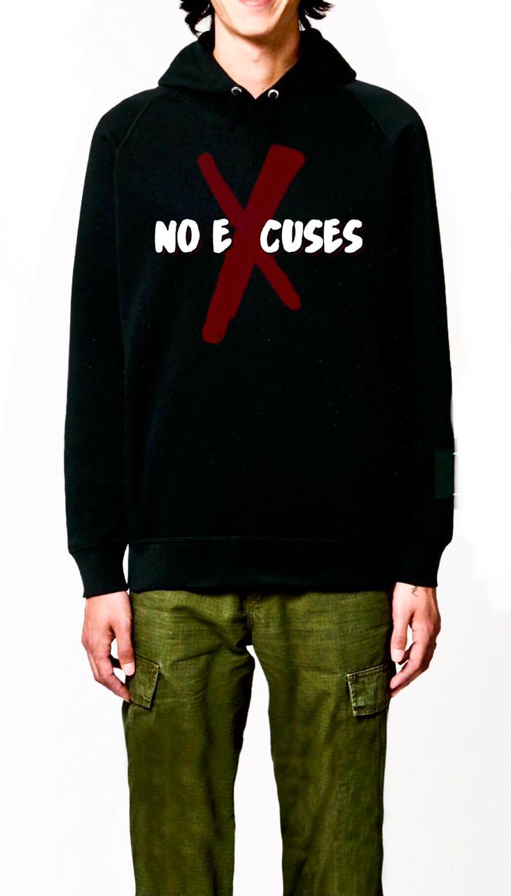 No Excuses Black Hoodie T-Shirts, Sweatshirt | CoreVibeTees.com