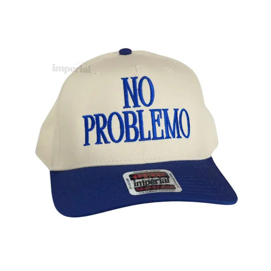 No Problemo Embroidered Trucker Hat, Funny Statement Cap, Premium Otto Cap, Adjustable Mesh Back, High-Quality Trucker Hat, Trendy Gift, Embroidered Cap