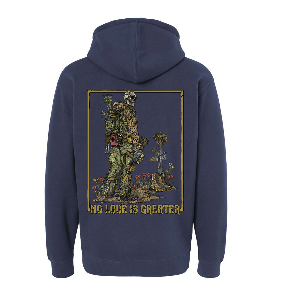 No Love is Greater Hoodie T-Shirts, Sweatshirt | CoreVibeTees.com (Image 1)
