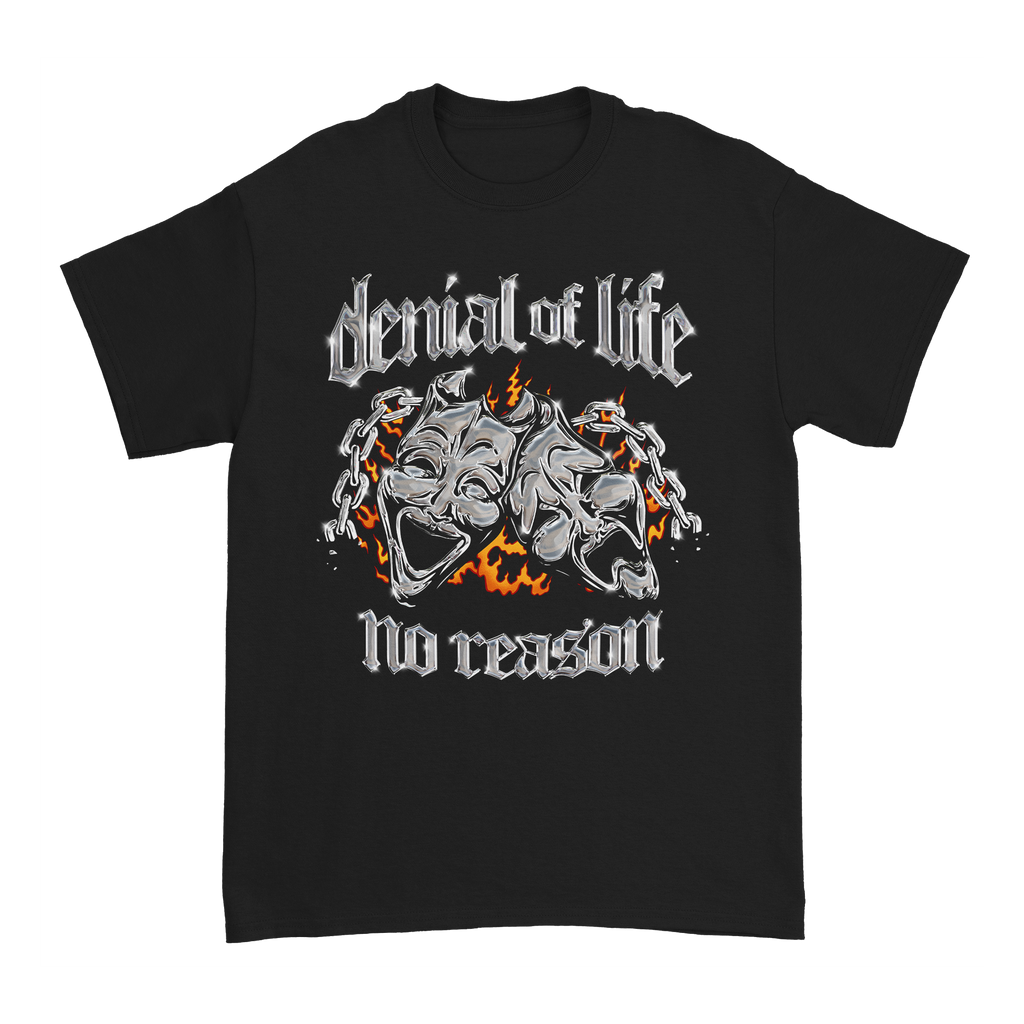 Denial of Life - No Reason Album T-Shirt Hoodie, Sweatshirt | CoreVibeTees.com