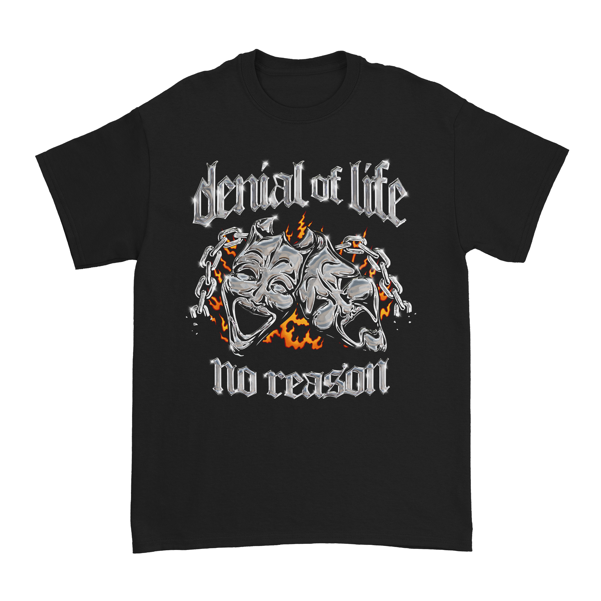 Denial of Life - No Reason Album T-Shirt Hoodie, Sweatshirt | CoreVibeTees.com