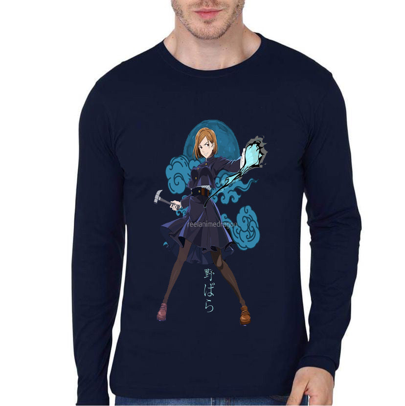 Nobara Kugisaki Full Sleeve T-Shirt Hoodie, Sweatshirt | CoreVibeTees.com