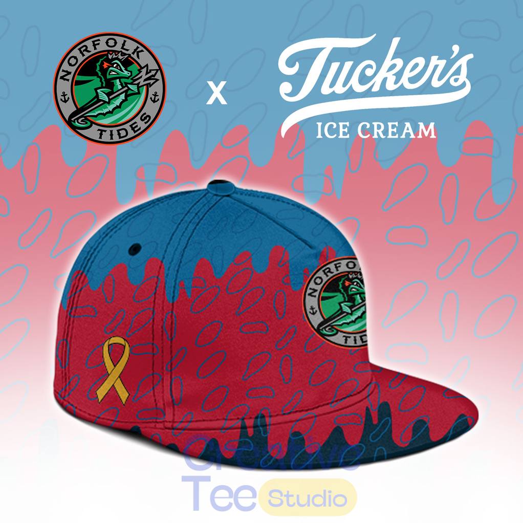 Norfolk Tides x CHKD Tuckers Ice Cream Custom Baseball Jersey