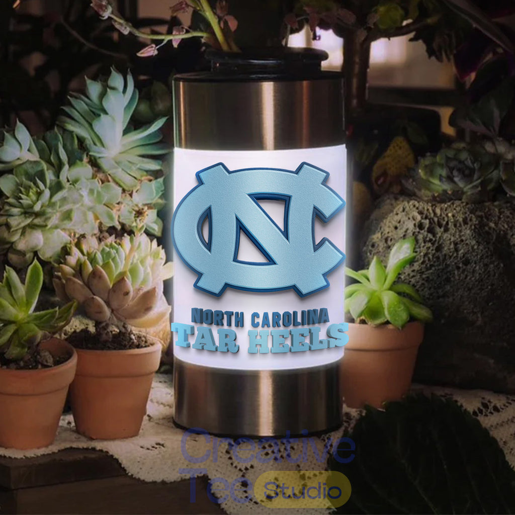 North Carolina Tar Heels Waterproof Solar Garden Light