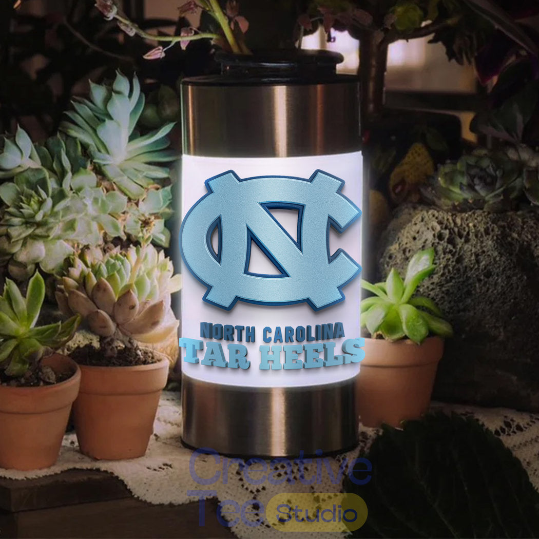 North Carolina Tar Heels Waterproof Solar Garden Light