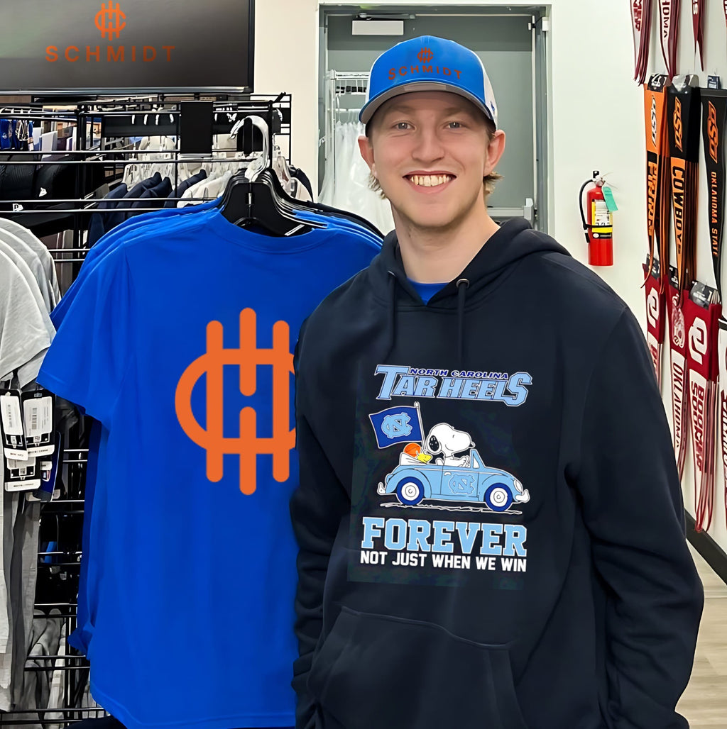 North Carolina Tar Heels forever not just when we win graphic shirt