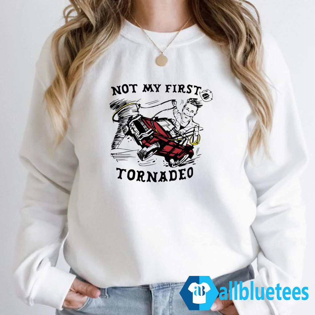 Glen Powell Not My First Tornado Shirt