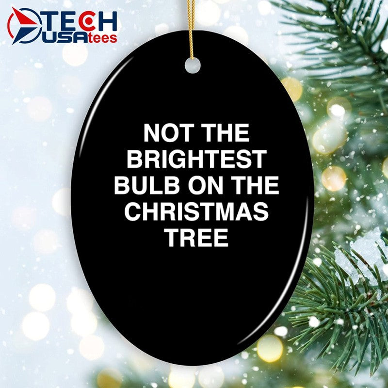 Not the brightest bulb on the Christmas tree shirt