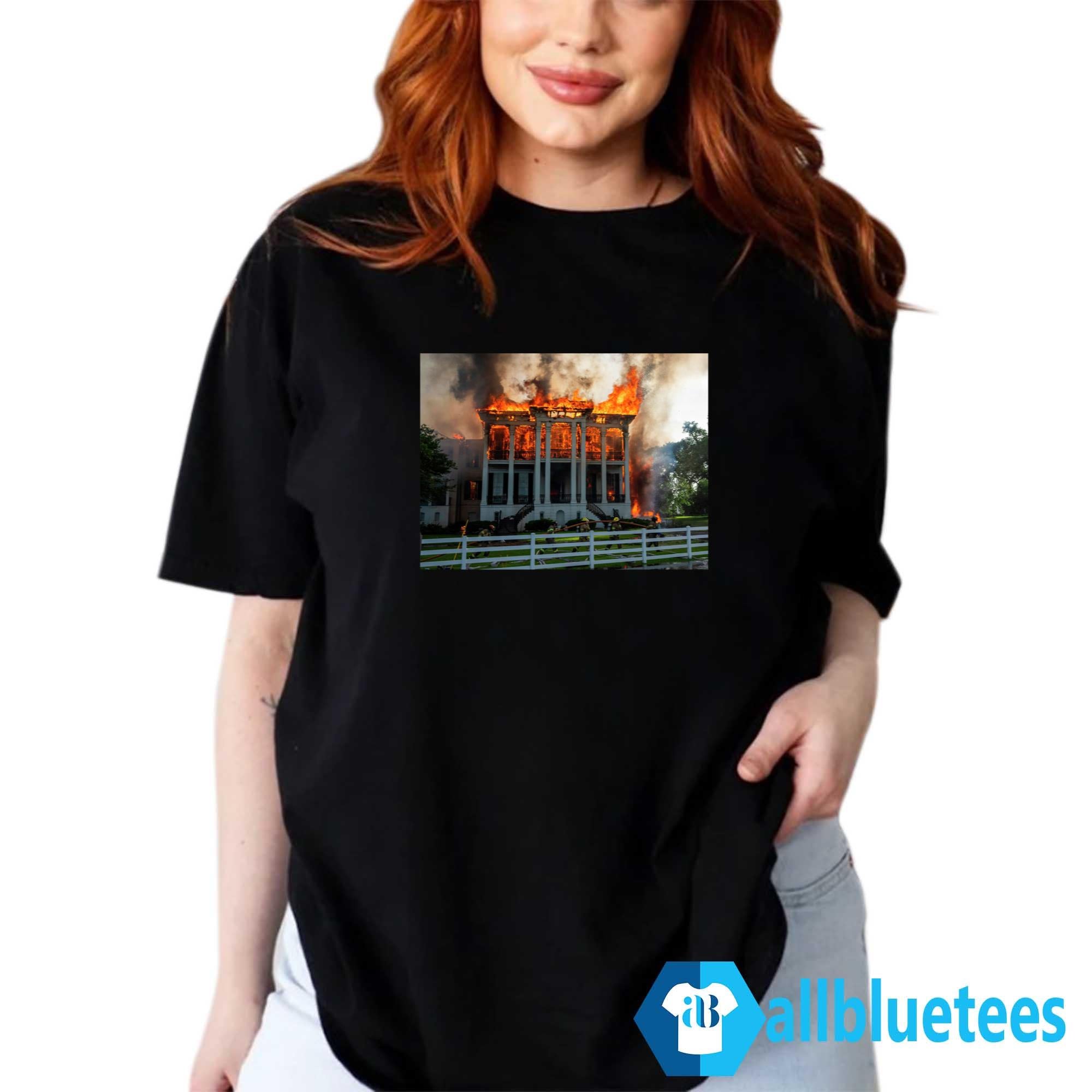 Nottoway Plantation Fire Shirt