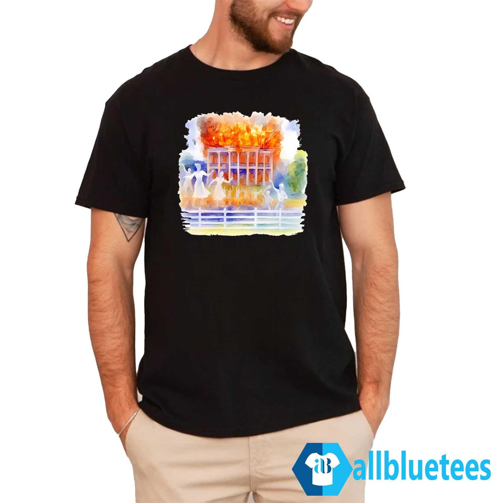 Nottoway Plantation Caught Fire And Burned To The Ground Shirt