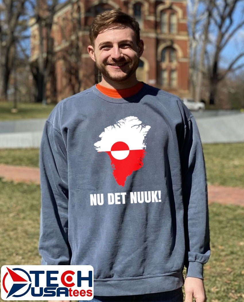 Nu Det Nuuk Greenland flag shirt