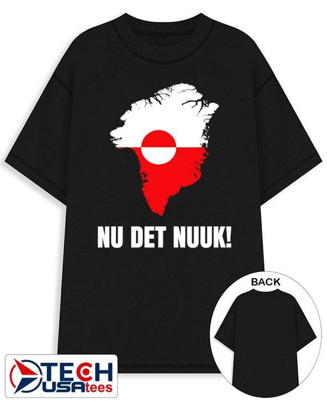 Nu Det Nuuk Greenland flag shirt