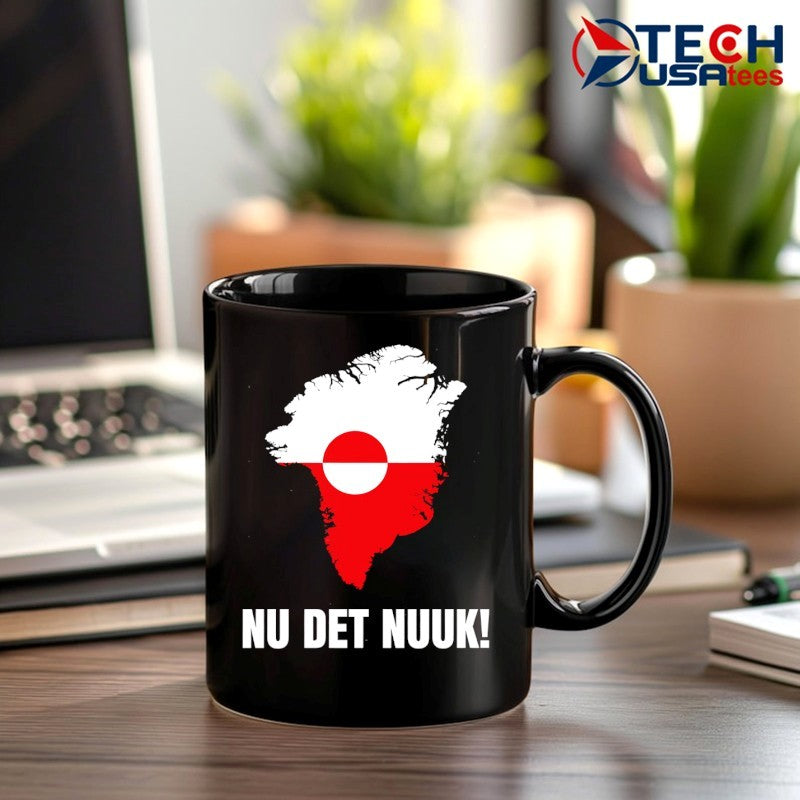 Nu Det Nuuk Greenland flag shirt