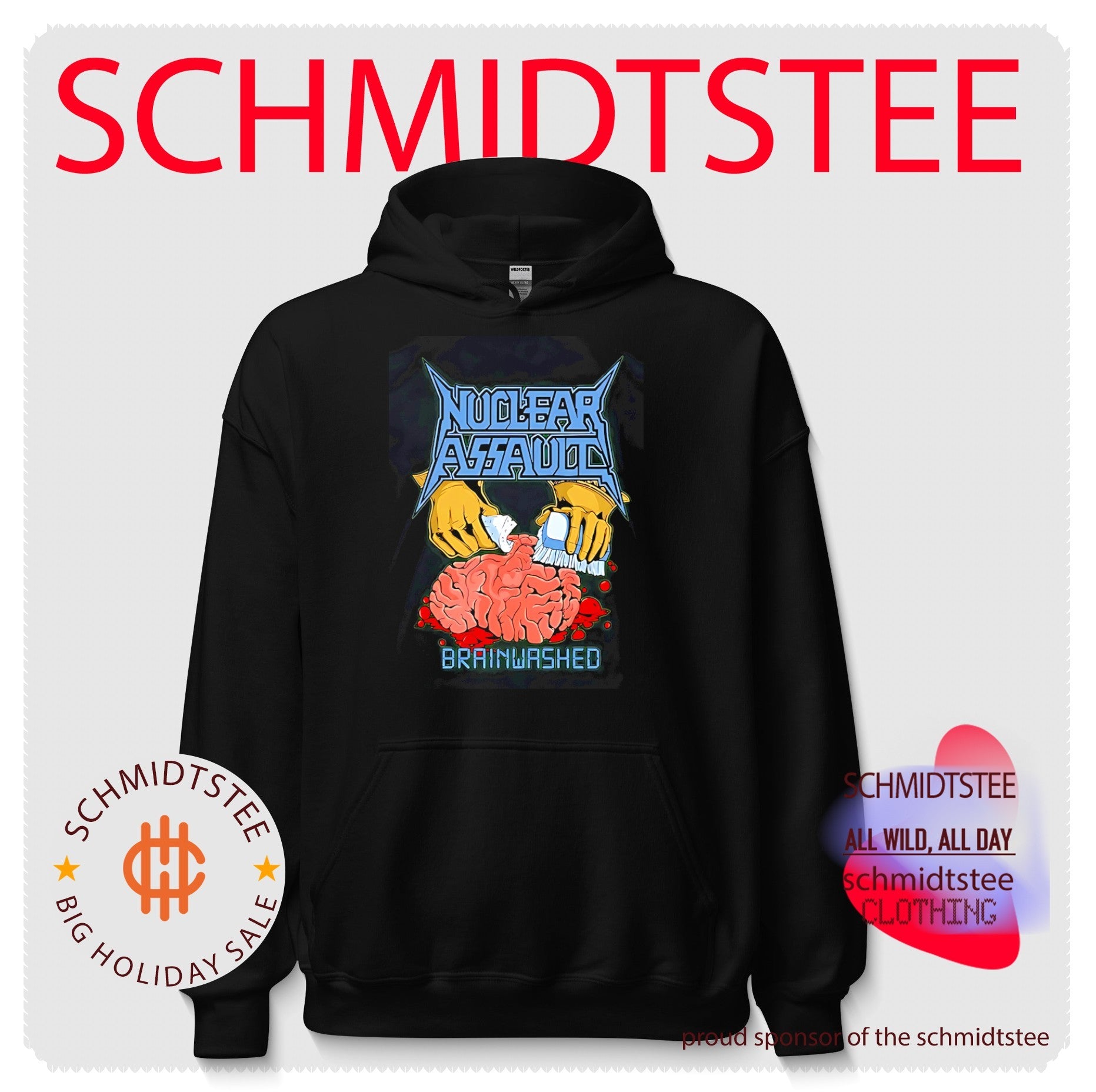 Nuclear assault brainwashed illustration shirt