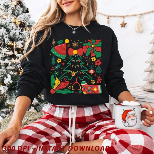 Nurse Christmas Sweatshirt, Merry Christmas, Nurse Shirt, Stethoscope Shirt, Nurse Gifts, Gift For Him, Gift For Her, Unisex shirt