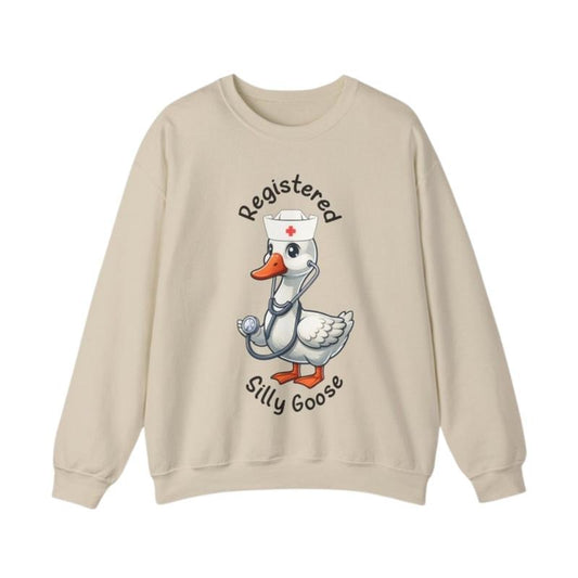 Nurse Silly Goose Sweatshirt, Trendy Shirt, Gift for Nurse, Registered Silly Goose Hoodie, Cute Gift for Her Him