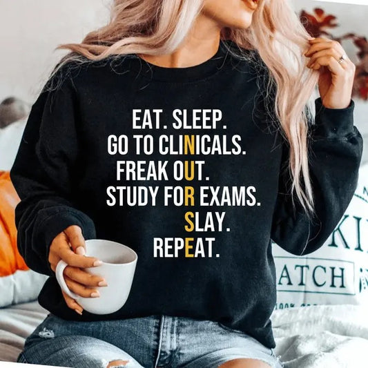 Nursing School Sweatshirt, Nursing School Gift, Nursing Student Sweatshirt, Nursing Student Gift Future Nurse, Unisex Shirt, Gift For Her, Gift For Him Womenswear Hoodie