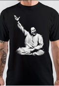 Nusrat Fateh Ali Khan Black T-Shirt Hoodie, Sweatshirt | CoreVibeTees.com