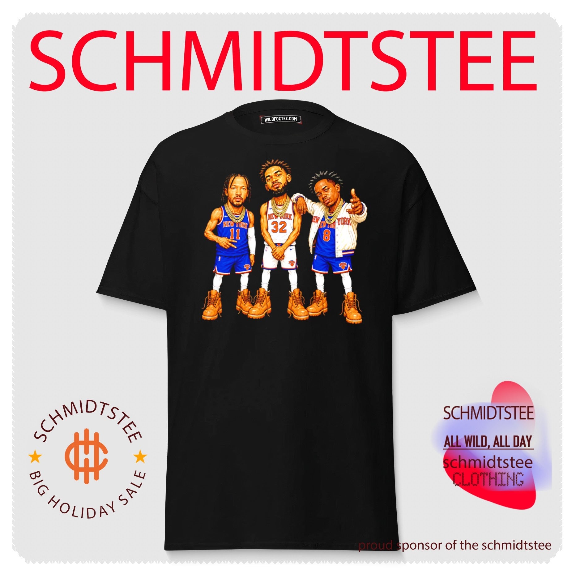 Ny Knicks Jalen Brunson and Karl-Anthony Towns caricature shirt