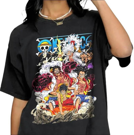 O.ne Pie.ce Anime Shirt, Vintage Anime One Piece 90s Shirt, Anime Manga Shirt, Shirt for Anime Lover, Graphic Anime Tee Menswear Polyester Top Underwear