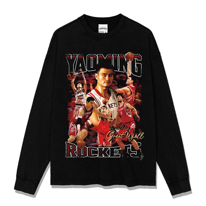 Yao Ming Sweatshirt NBA 2024 T-Shirts, Hoodie | CoreVibeTees.com (Image 3)