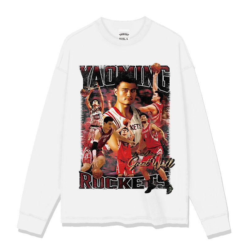Yao Ming Sweatshirt NBA 2024 T-Shirts, Hoodie | CoreVibeTees.com (Image 1)
