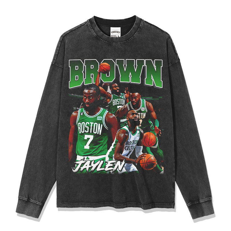 Jaylen Brown Sweatshirt NBA 2024 T-Shirts, Hoodie | CoreVibeTees.com (Image 1)